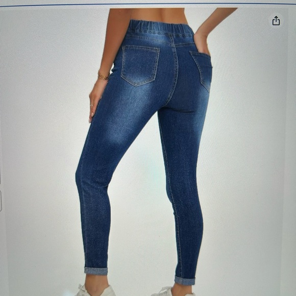 Drawstring skinny jeans - Picture 3 of 8